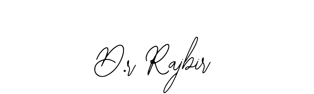 The best way (Bearetta-2O07w) to make a short signature is to pick only two or three words in your name. The name D.r Rajbir include a total of six letters. For converting this name. D.r Rajbir signature style 12 images and pictures png