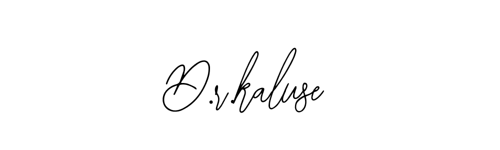 You should practise on your own different ways (Bearetta-2O07w) to write your name (D.r.kaluse) in signature. don't let someone else do it for you. D.r.kaluse signature style 12 images and pictures png