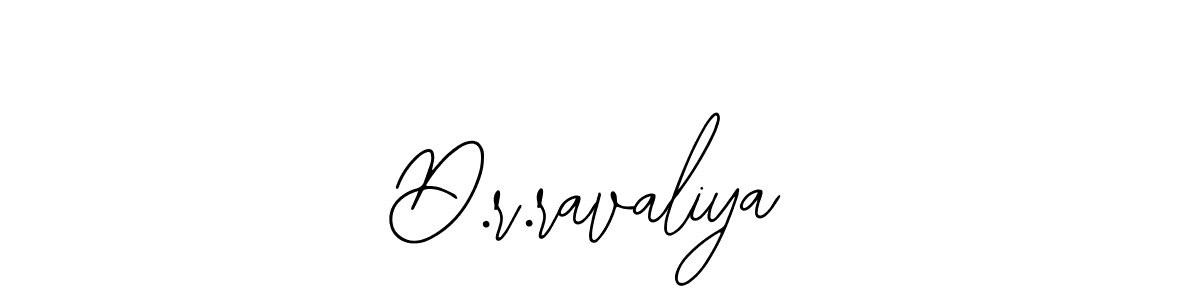 Create a beautiful signature design for name D.r.ravaliya. With this signature (Bearetta-2O07w) fonts, you can make a handwritten signature for free. D.r.ravaliya signature style 12 images and pictures png