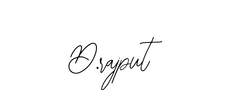 Design your own signature with our free online signature maker. With this signature software, you can create a handwritten (Bearetta-2O07w) signature for name D.rajput. D.rajput signature style 12 images and pictures png