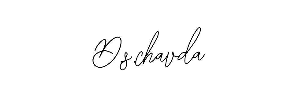 Use a signature maker to create a handwritten signature online. With this signature software, you can design (Bearetta-2O07w) your own signature for name D.s.chavda. D.s.chavda signature style 12 images and pictures png