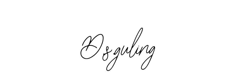 Similarly Bearetta-2O07w is the best handwritten signature design. Signature creator online .You can use it as an online autograph creator for name D.s.guling. D.s.guling signature style 12 images and pictures png