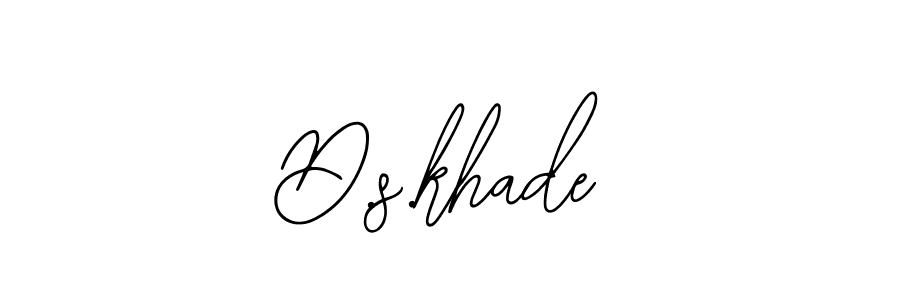 It looks lik you need a new signature style for name D.s.khade. Design unique handwritten (Bearetta-2O07w) signature with our free signature maker in just a few clicks. D.s.khade signature style 12 images and pictures png