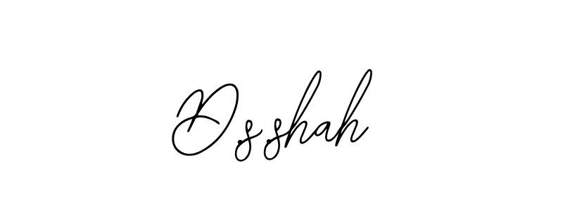 The best way (Bearetta-2O07w) to make a short signature is to pick only two or three words in your name. The name D.s.shah include a total of six letters. For converting this name. D.s.shah signature style 12 images and pictures png