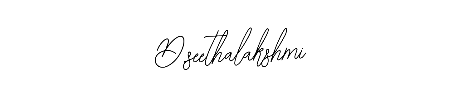 How to Draw D.seethalakshmi signature style? Bearetta-2O07w is a latest design signature styles for name D.seethalakshmi. D.seethalakshmi signature style 12 images and pictures png