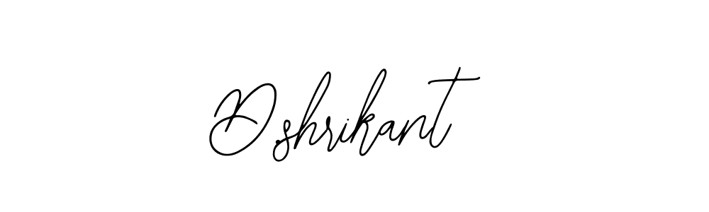 D.shrikant stylish signature style. Best Handwritten Sign (Bearetta-2O07w) for my name. Handwritten Signature Collection Ideas for my name D.shrikant. D.shrikant signature style 12 images and pictures png