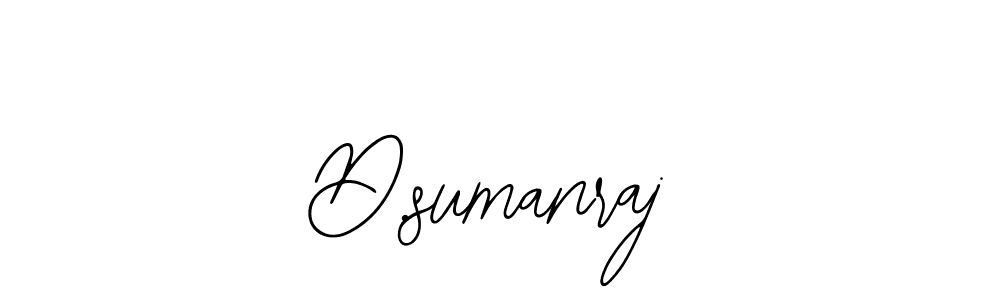 Create a beautiful signature design for name D.sumanraj. With this signature (Bearetta-2O07w) fonts, you can make a handwritten signature for free. D.sumanraj signature style 12 images and pictures png