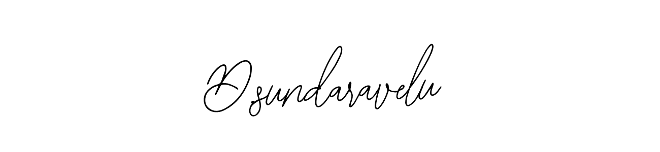 How to make D.sundaravelu signature? Bearetta-2O07w is a professional autograph style. Create handwritten signature for D.sundaravelu name. D.sundaravelu signature style 12 images and pictures png