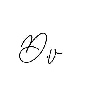 Create a beautiful signature design for name D.v. With this signature (Bearetta-2O07w) fonts, you can make a handwritten signature for free. D.v signature style 12 images and pictures png