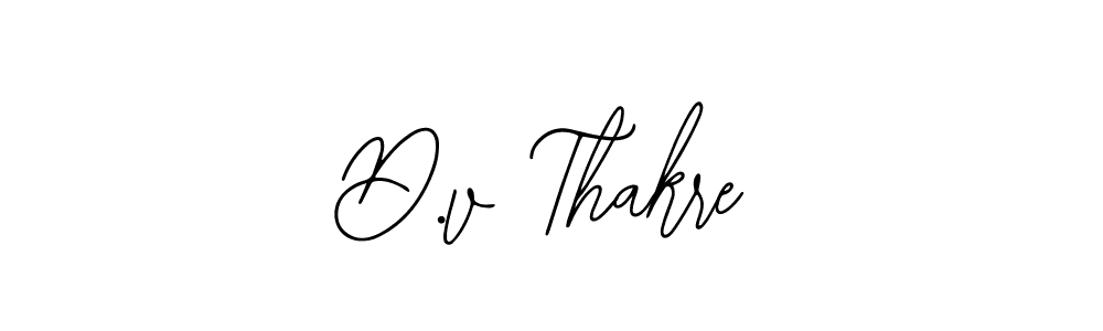 Make a beautiful signature design for name D.v Thakre. Use this online signature maker to create a handwritten signature for free. D.v Thakre signature style 12 images and pictures png