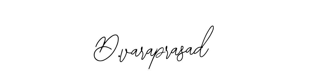 Design your own signature with our free online signature maker. With this signature software, you can create a handwritten (Bearetta-2O07w) signature for name D.varaprasad. D.varaprasad signature style 12 images and pictures png