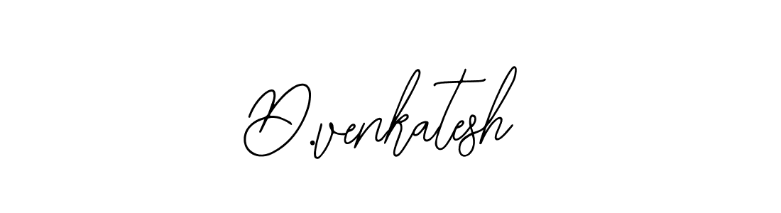 Design your own signature with our free online signature maker. With this signature software, you can create a handwritten (Bearetta-2O07w) signature for name D.venkatesh. D.venkatesh signature style 12 images and pictures png