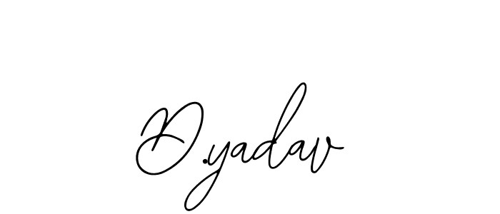 Make a beautiful signature design for name D.yadav. Use this online signature maker to create a handwritten signature for free. D.yadav signature style 12 images and pictures png