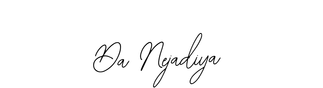 Use a signature maker to create a handwritten signature online. With this signature software, you can design (Bearetta-2O07w) your own signature for name Da Nejadiya. Da Nejadiya signature style 12 images and pictures png