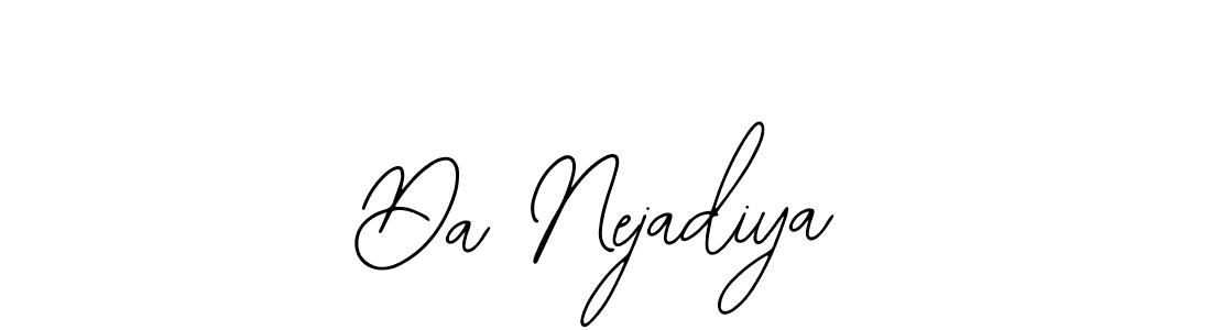 Use a signature maker to create a handwritten signature online. With this signature software, you can design (Bearetta-2O07w) your own signature for name Da Nejadiya. Da Nejadiya signature style 12 images and pictures png