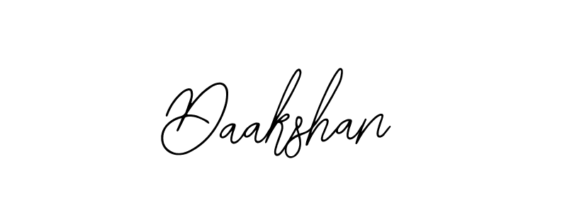 How to make Daakshan signature? Bearetta-2O07w is a professional autograph style. Create handwritten signature for Daakshan name. Daakshan signature style 12 images and pictures png
