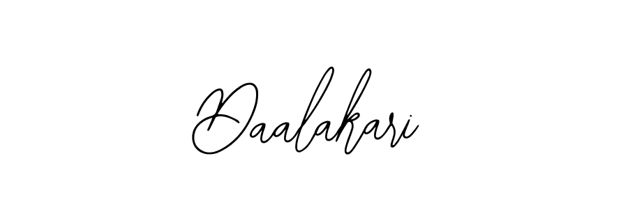 How to make Daalakari signature? Bearetta-2O07w is a professional autograph style. Create handwritten signature for Daalakari name. Daalakari signature style 12 images and pictures png