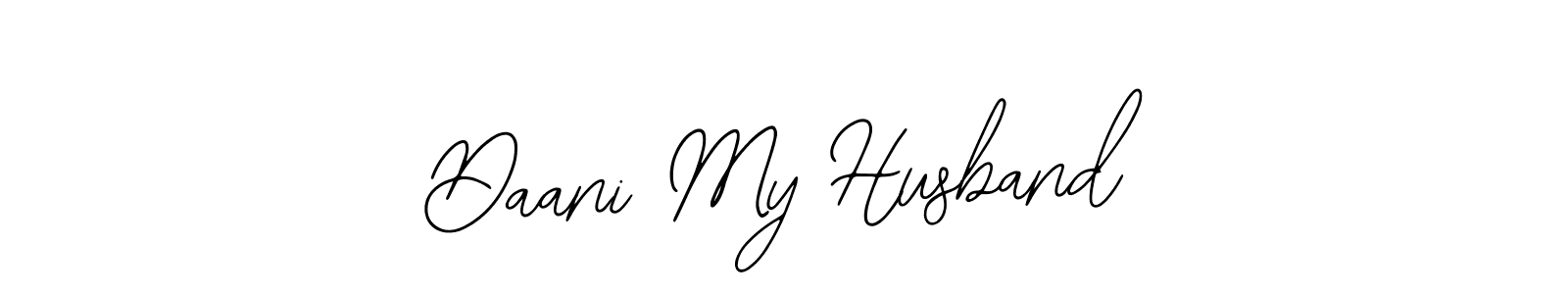 The best way (Bearetta-2O07w) to make a short signature is to pick only two or three words in your name. The name Daani My Husband include a total of six letters. For converting this name. Daani My Husband signature style 12 images and pictures png