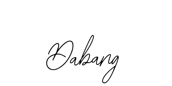Make a beautiful signature design for name Dabang. With this signature (Bearetta-2O07w) style, you can create a handwritten signature for free. Dabang signature style 12 images and pictures png