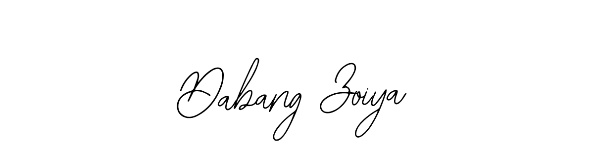 You should practise on your own different ways (Bearetta-2O07w) to write your name (Dabang Zoiya) in signature. don't let someone else do it for you. Dabang Zoiya signature style 12 images and pictures png