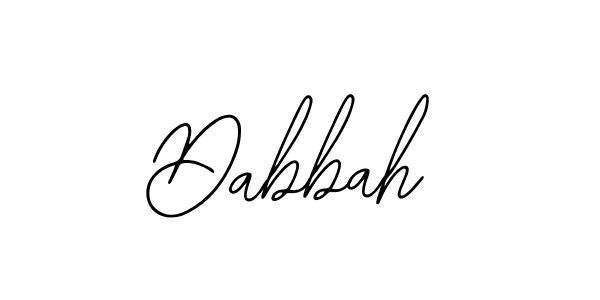 Also we have Dabbah name is the best signature style. Create professional handwritten signature collection using Bearetta-2O07w autograph style. Dabbah signature style 12 images and pictures png