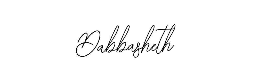 Make a beautiful signature design for name Dabbasheth. With this signature (Bearetta-2O07w) style, you can create a handwritten signature for free. Dabbasheth signature style 12 images and pictures png