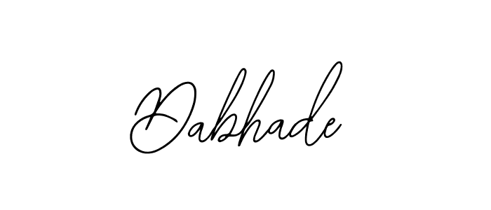 How to Draw Dabhade signature style? Bearetta-2O07w is a latest design signature styles for name Dabhade. Dabhade signature style 12 images and pictures png