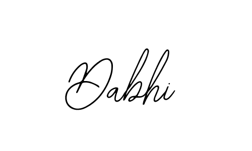 Make a beautiful signature design for name Dabhi. With this signature (Bearetta-2O07w) style, you can create a handwritten signature for free. Dabhi signature style 12 images and pictures png