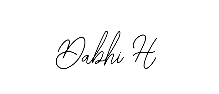 You can use this online signature creator to create a handwritten signature for the name Dabhi H. This is the best online autograph maker. Dabhi H signature style 12 images and pictures png