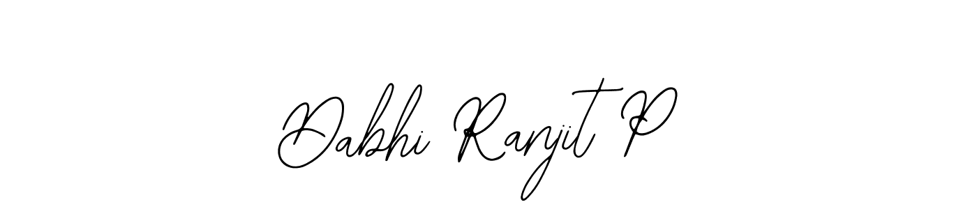 Dabhi Ranjit P stylish signature style. Best Handwritten Sign (Bearetta-2O07w) for my name. Handwritten Signature Collection Ideas for my name Dabhi Ranjit P. Dabhi Ranjit P signature style 12 images and pictures png