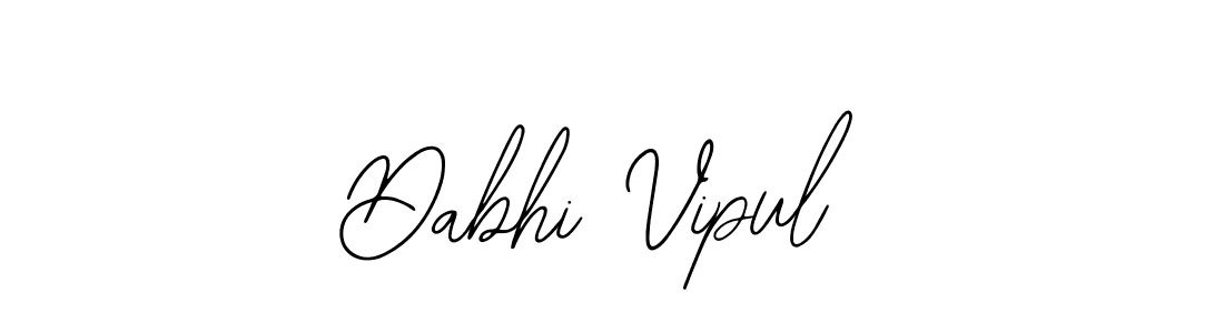 if you are searching for the best signature style for your name Dabhi Vipul. so please give up your signature search. here we have designed multiple signature styles  using Bearetta-2O07w. Dabhi Vipul signature style 12 images and pictures png