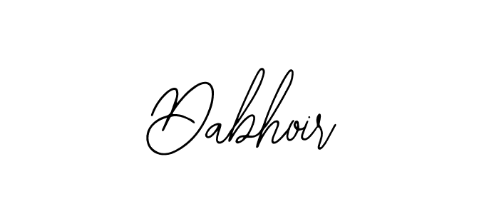 Design your own signature with our free online signature maker. With this signature software, you can create a handwritten (Bearetta-2O07w) signature for name Dabhoir. Dabhoir signature style 12 images and pictures png