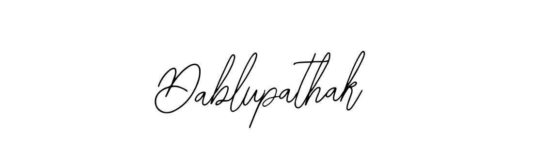 Also You can easily find your signature by using the search form. We will create Dablupathak name handwritten signature images for you free of cost using Bearetta-2O07w sign style. Dablupathak signature style 12 images and pictures png