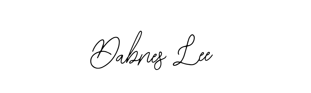 Use a signature maker to create a handwritten signature online. With this signature software, you can design (Bearetta-2O07w) your own signature for name Dabnes Lee. Dabnes Lee signature style 12 images and pictures png