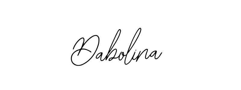 You should practise on your own different ways (Bearetta-2O07w) to write your name (Dabolina) in signature. don't let someone else do it for you. Dabolina signature style 12 images and pictures png