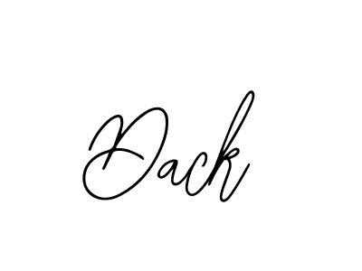 You should practise on your own different ways (Bearetta-2O07w) to write your name (Dack) in signature. don't let someone else do it for you. Dack signature style 12 images and pictures png