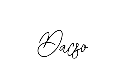 Make a beautiful signature design for name Dacso. Use this online signature maker to create a handwritten signature for free. Dacso signature style 12 images and pictures png
