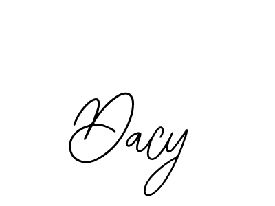 The best way (Bearetta-2O07w) to make a short signature is to pick only two or three words in your name. The name Dacy include a total of six letters. For converting this name. Dacy signature style 12 images and pictures png