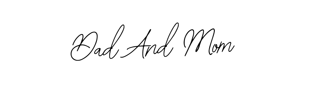 This is the best signature style for the Dad And Mom name. Also you like these signature font (Bearetta-2O07w). Mix name signature. Dad And Mom signature style 12 images and pictures png