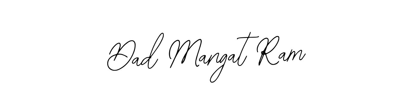 Also You can easily find your signature by using the search form. We will create Dad Mangat Ram name handwritten signature images for you free of cost using Bearetta-2O07w sign style. Dad Mangat Ram signature style 12 images and pictures png