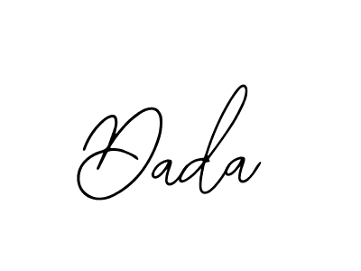 You should practise on your own different ways (Bearetta-2O07w) to write your name (Dada) in signature. don't let someone else do it for you. Dada signature style 12 images and pictures png