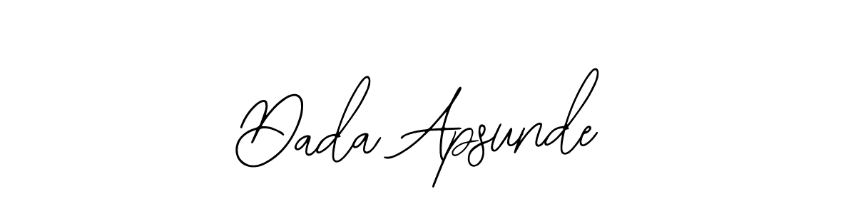 Dada Apsunde stylish signature style. Best Handwritten Sign (Bearetta-2O07w) for my name. Handwritten Signature Collection Ideas for my name Dada Apsunde. Dada Apsunde signature style 12 images and pictures png