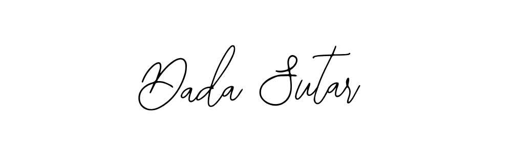 Also You can easily find your signature by using the search form. We will create Dada Sutar name handwritten signature images for you free of cost using Bearetta-2O07w sign style. Dada Sutar signature style 12 images and pictures png