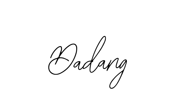 Design your own signature with our free online signature maker. With this signature software, you can create a handwritten (Bearetta-2O07w) signature for name Dadang. Dadang signature style 12 images and pictures png