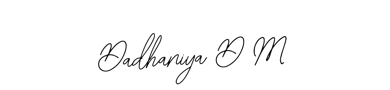 Once you've used our free online signature maker to create your best signature Bearetta-2O07w style, it's time to enjoy all of the benefits that Dadhaniya D M name signing documents. Dadhaniya D M signature style 12 images and pictures png