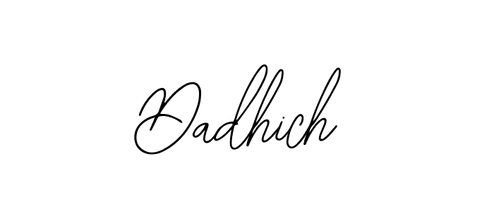 Make a beautiful signature design for name Dadhich. With this signature (Bearetta-2O07w) style, you can create a handwritten signature for free. Dadhich signature style 12 images and pictures png