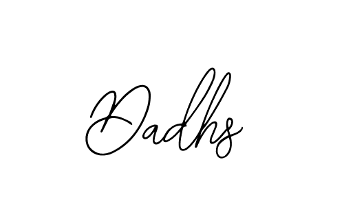You should practise on your own different ways (Bearetta-2O07w) to write your name (Dadhs) in signature. don't let someone else do it for you. Dadhs signature style 12 images and pictures png