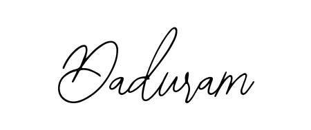 Download transparent PNG signature for name Daduram styled with Bearetta-2O07w font. Ready to paste directly into PDF and Word agreements. Daduram signature style 12 images and pictures png