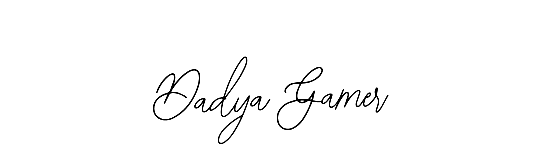 Similarly Bearetta-2O07w is the best handwritten signature design. Signature creator online .You can use it as an online autograph creator for name Dadya Gamer. Dadya Gamer signature style 12 images and pictures png