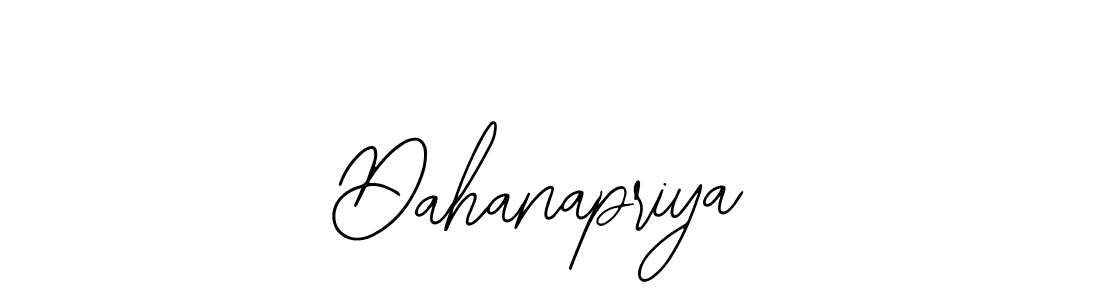 Use a signature maker to create a handwritten signature online. With this signature software, you can design (Bearetta-2O07w) your own signature for name Dahanapriya. Dahanapriya signature style 12 images and pictures png